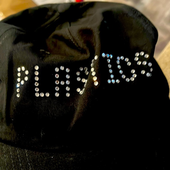 Twill “Plastics” cap with Rhinestones. Brand New. Never worn. - Picture 1 of 5